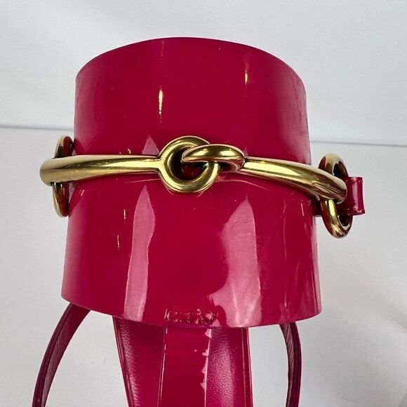 AUTHENTIC Gucci Ursula High Heel Sandle in Blossom, Size 36.5 EU/ 6 US - Picture 5 of 14